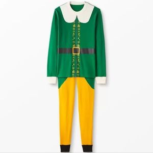 NWT Adult Warner Bros™ Buddy the Elf Costume Long John Pajamas XL